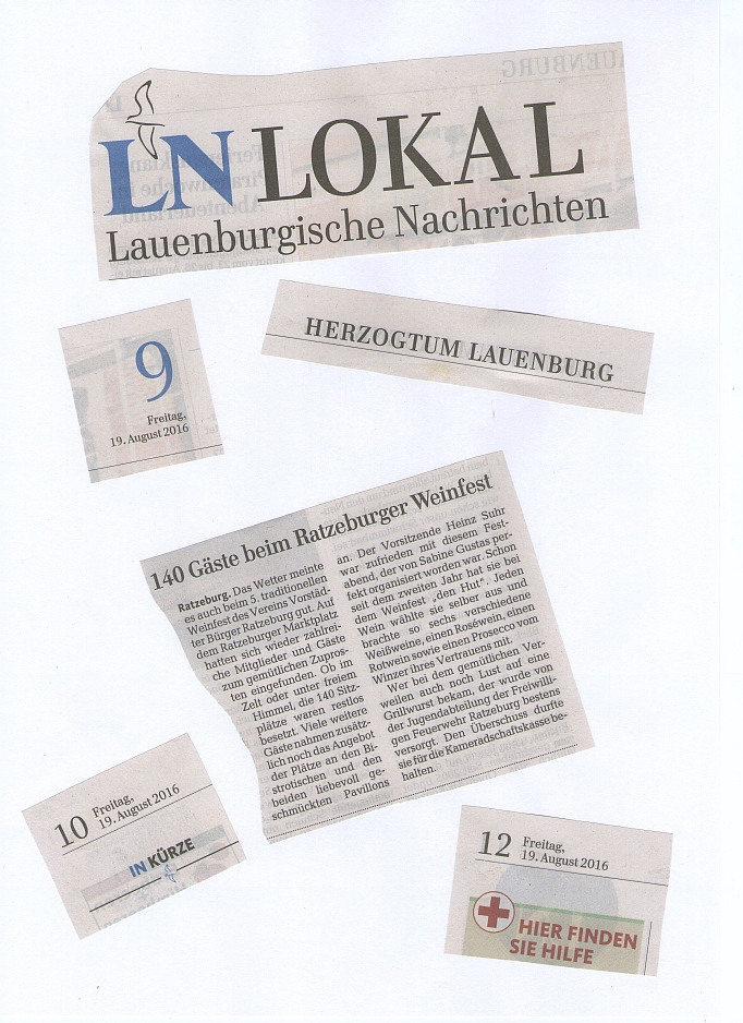 LN Zeitungsartikel